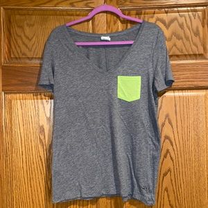 Victoria’s Secret PINK Neon Pocket Tee